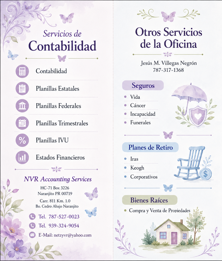 Servicios de contabilidad · Otros servicios
