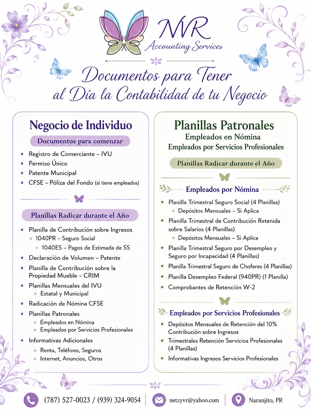 Documentos para tener al día la contabilidad de tu negocio